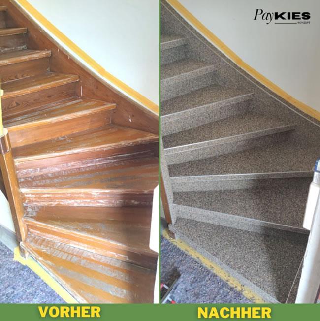 Holztreppensanierung für Boden